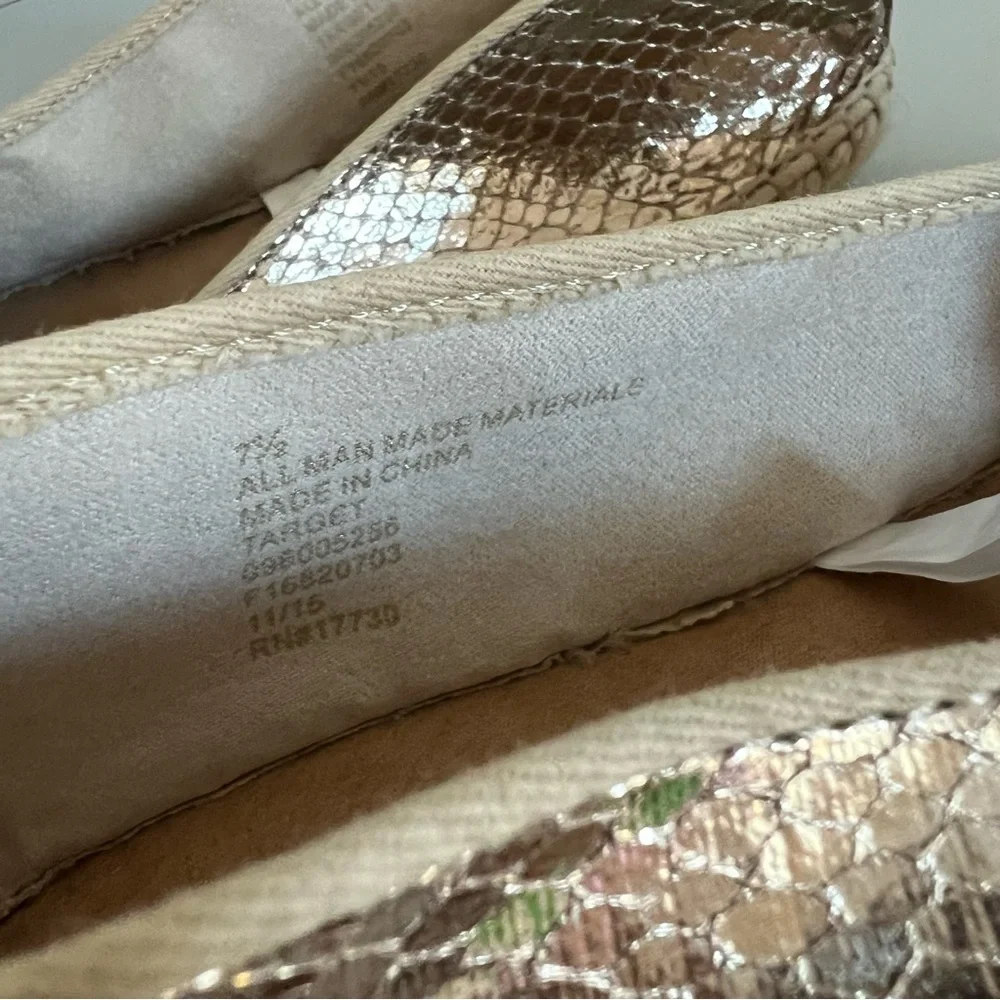 DV by Dolce Vita Gold Espadrilles
